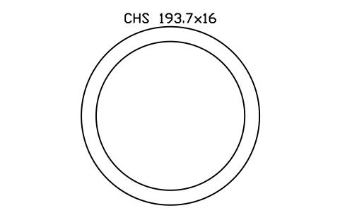 CHS 193.7x16 sembolünün önizlemesi, blok SEC_CHS193.7X16