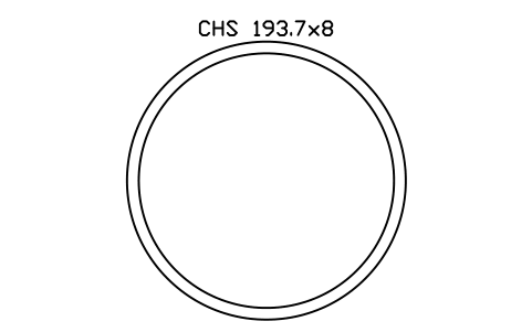 CHS 193.7x8 sembolünün önizlemesi, blok SEC_CHS193.7X8