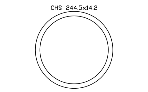 CHS 244.5x14.2 sembolünün önizlemesi, blok SEC_CHS244.5X14.2