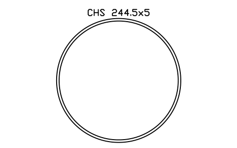 CHS 244.5x5 sembolünün önizlemesi, blok SEC_CHS244.5X5