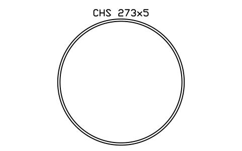 CHS 273x5 sembolünün önizlemesi, blok SEC_CHS273X5