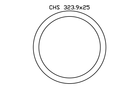 CHS 323.9x25 sembolünün önizlemesi, blok SEC_CHS323.9X25