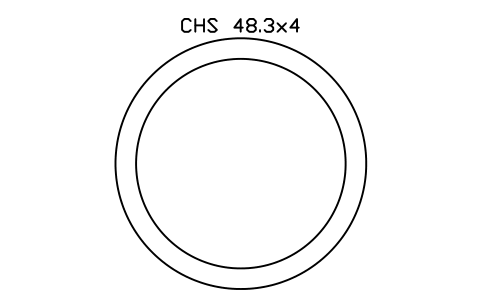 CHS 48.3x4 sembolünün önizlemesi, blok SEC_CHS48.3X4