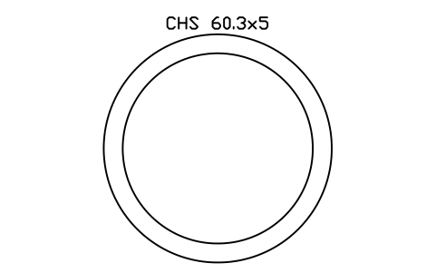 CHS 60.3x5 sembolünün önizlemesi, blok SEC_CHS60.3X5