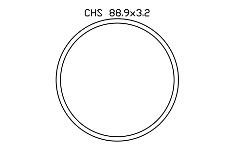CHS 88.9x3.2 sembolünün önizlemesi, blok SEC_CHS88.9X3.2