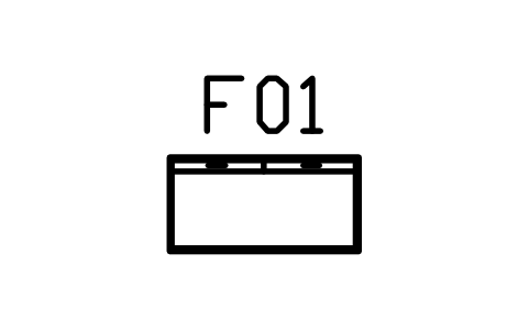 Anteprima del simbolo Cassettiera bassa, 900 x 450, blocco HSU_DRAWERS_SHALLOW_900