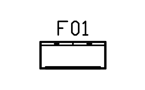 Anteprima del simbolo Toeletta con specchio, 1200, blocco HSU_DRESSING_UNIT