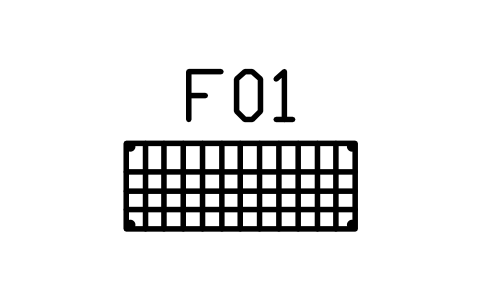Anteprima del simbolo Scaffalatura in rete, 1200 x 450, blocco HSU_WIRE_450_1200