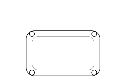 符號 Bassinet on trolley 的預覽，圖塊名 HSP_BASSINET