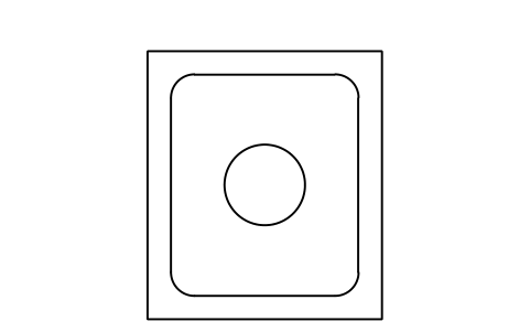 符號 Bedpan washer 的預覽，圖塊名 HSP_BEDPAN_WASHER