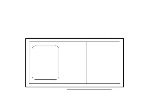 符號 Paediatric bed 的預覽，圖塊名 HSP_BED_PAEDIATRIC
