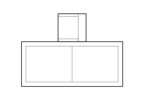 符號 Operator console, imaging 的預覽，圖塊名 HSP_CONTROL_DESK