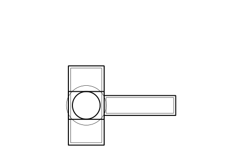 符號 CT scanner with couch 的預覽，圖塊名 HSP_CT_SCANNER