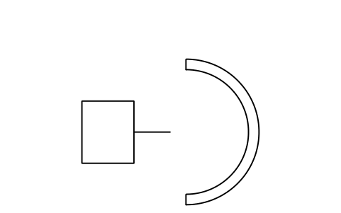 符號 C-arm imaging unit 的預覽，圖塊名 HSP_C_ARM
