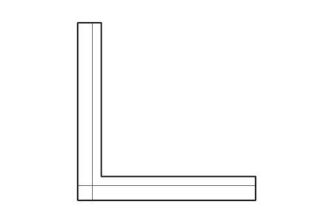 Vista previa del símbolo Reception desk, L shaped, bloque HSP_RECEPTION_L