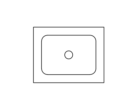 符號 Sluice sink, clinical 的預覽，圖塊名 HSP_SLUICE_SINK