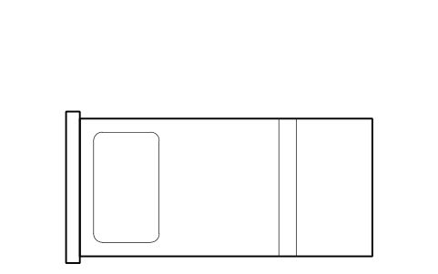 Preview of the Child's bed symbol, block HTL_BED_CHILD