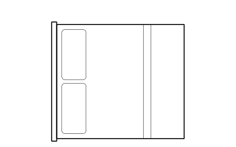Preview of the King bed, 1.8 m symbol, block HTL_BED_KING