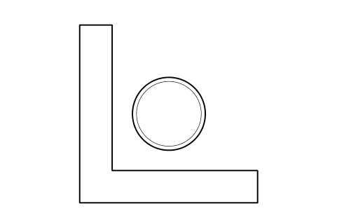 Preview of the Corner booth, 6 seats symbol, block HTL_BOOTH_CORNER