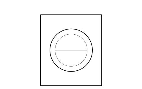 Preview of the Industrial dryer, 25 kg symbol, block HTL_LAUNDRY_DRYER