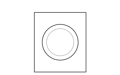 Preview of the Industrial washer, 25 kg symbol, block HTL_LAUNDRY_WASHER