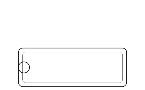 Preview of the Massage table symbol, block HTL_MASSAGE_TABLE