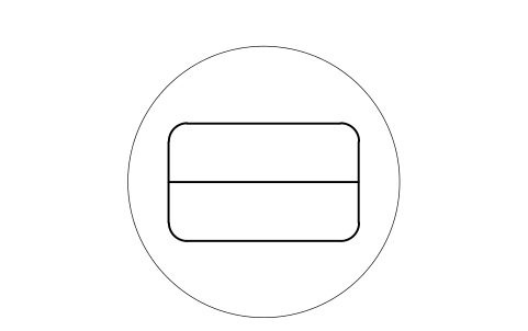 Preview of the Accessible guest room turning circle symbol, block HTL_ROOM_ACCESSIBLE
