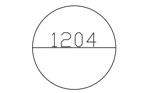 Preview of the Guest room tag symbol, block HTL_ROOM_TAG
