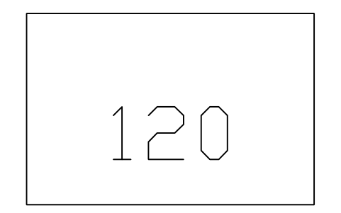 Preview of the Seat count symbol, block HTL_SEAT_COUNT