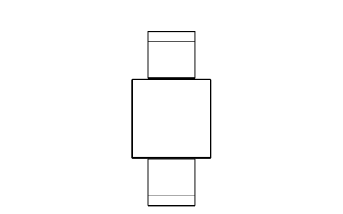 Preview of the Cafe table, square 700 symbol, block HTL_TABLE_CAFE_2
