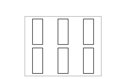 Preview of the Yoga studio zone, 6 mats symbol, block HTL_YOGA_MAT_ZONE
