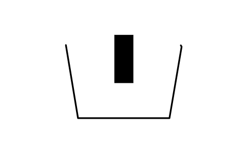 Preview of the Pre-wash, textile washer symbol, block EGH_5226
