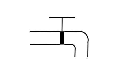Preview of the Water tap, closed symbol, block EGH_5573