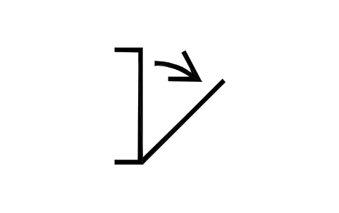 Preview of the Door, open symbol, block EGH_5624