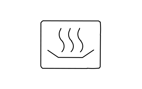 Preview of the Oven, warming symbol, block EGH_5627