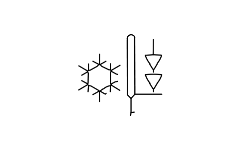 Preview of the Fast freeze, superfrost symbol, block EGH_5854