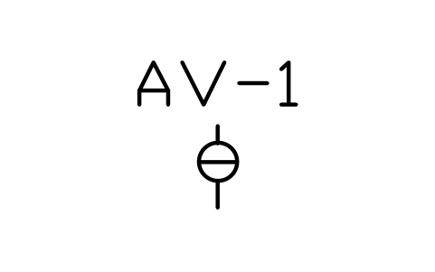 Automatic air vent sembolünün önizlemesi, blok HV_AIR_VENT