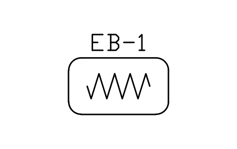 Boiler, electric sembolünün önizlemesi, blok HV_BOILER_ELECTRIC