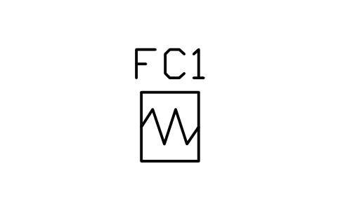 Flexible duct connection sembolünün önizlemesi, blok HV_CONN_FLEXIBLE