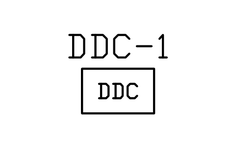 DDC controller sembolünün önizlemesi, blok HV_CONTROLLER_DDC