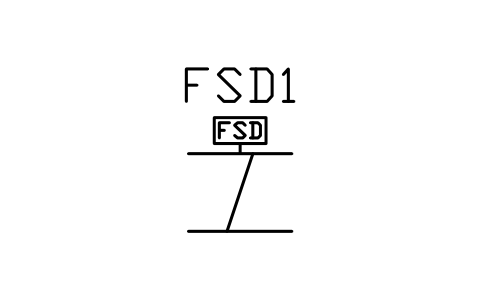 Combined fire and smoke damper sembolünün önizlemesi, blok HV_DAMPER_FIRE_SMOKE