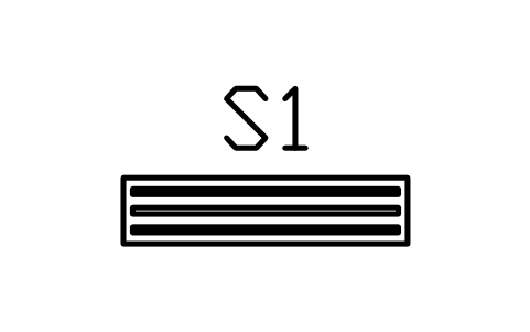 Linear slot diffuser, 3 slots sembolünün önizlemesi, blok HV_DIFF_LINEAR_3SLOT