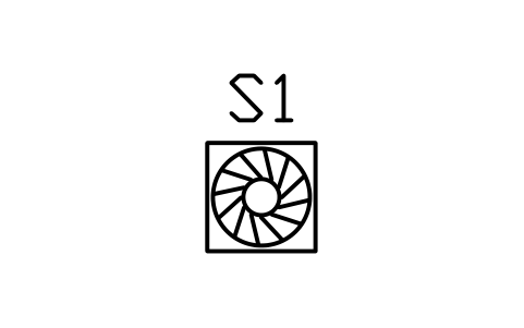Swirl diffuser sembolünün önizlemesi, blok HV_DIFF_SWIRL