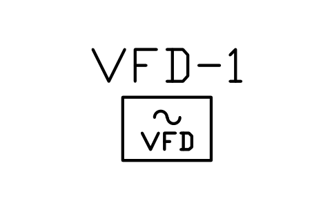 Variable frequency drive sembolünün önizlemesi, blok HV_DRIVE_VFD