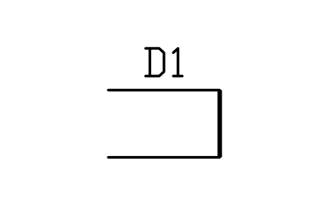 Duct end cap sembolünün önizlemesi, blok HV_DUCT_CAP