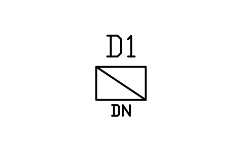 Duct drop (down) sembolünün önizlemesi, blok HV_DUCT_DROP