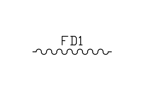Flexible duct sembolünün önizlemesi, blok HV_DUCT_FLEX