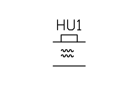 Steam humidifier in duct sembolünün önizlemesi, blok HV_DUCT_HUMIDIFIER