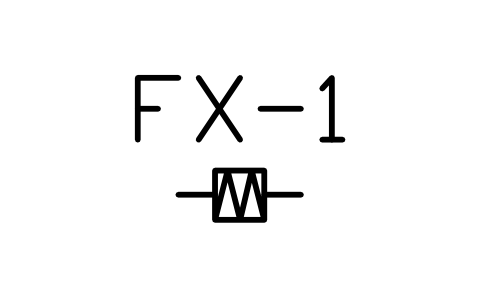 Flexible pipe connector sembolünün önizlemesi, blok HV_FLEX_CONNECTOR