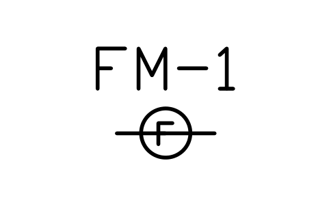 Flow meter sembolünün önizlemesi, blok HV_FLOW_METER